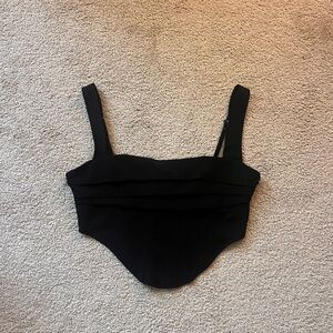 Forever 21 Black Crop Top